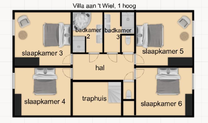 Villa Aan 'T Wiel Op Recreatiepark De Wielen São Martinho Exterior foto